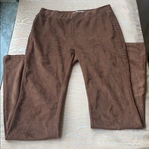 Brown flared/bootcut pants